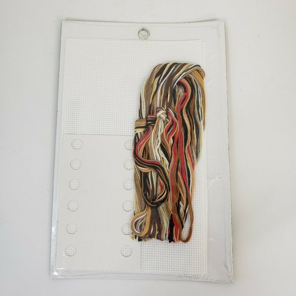 New Sealed Janlynn Wildlife Series Lion Counted Cross Stitch Kit 5X7 Animal - Picture 3 of 4